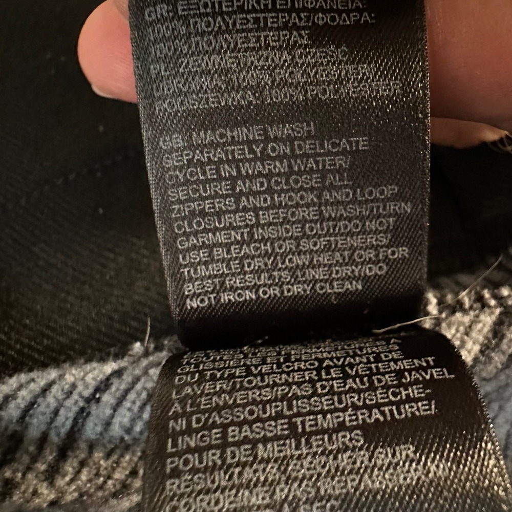 The North Face Mezzaluna Full Zip Hoodie Womens L Grey Space Dye Jacket Outdoor - Picture 10 of 12